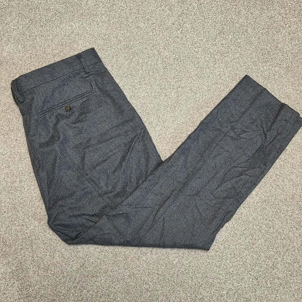 Banana Republic Wool Pants 36S Vitale Barberis Canonico Super 120s Flannel 36x28